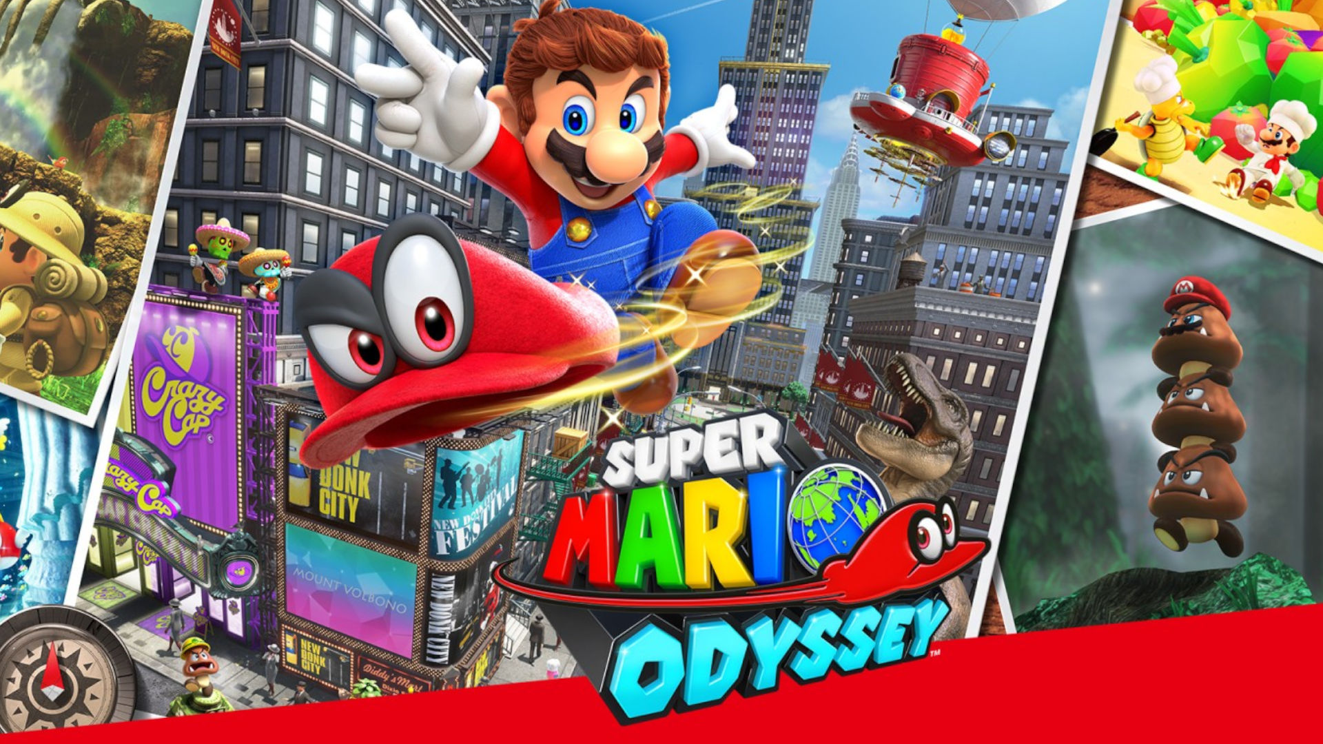 Capa de Super Mario Odyssey, a inclusão surpresa em nossa lista de jogos de vôlei