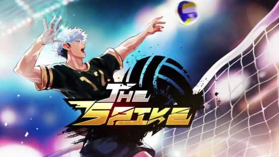 Jogos de vôlei: arte principal de The Spike