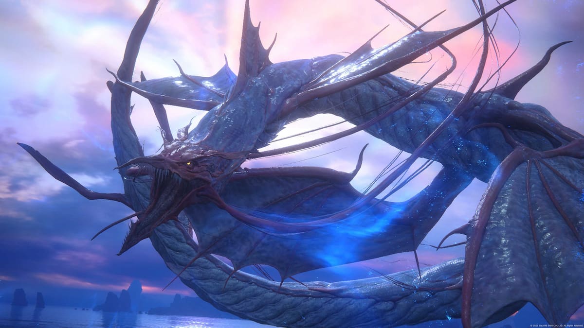 Leviatã de Final Fantasy 16 The Rising Tide DLC