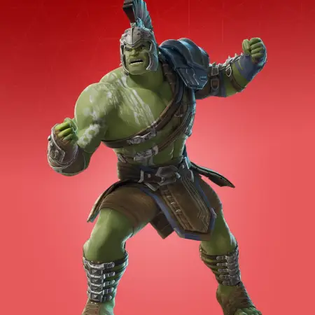 Skin do filme Fortnite x Marvel Sakaaran Champion Hulk
