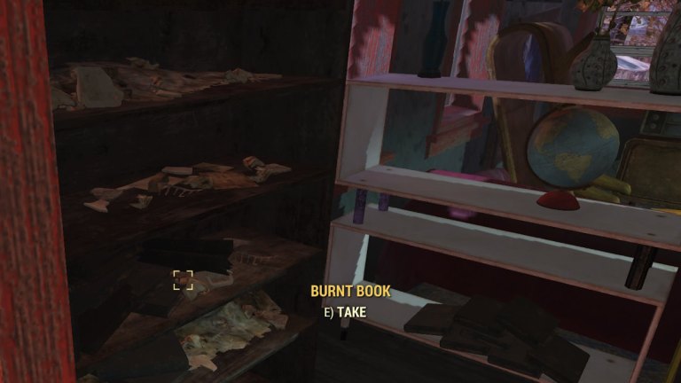 Onde encontrar o livro queimado em Fallout 76 (mapa)