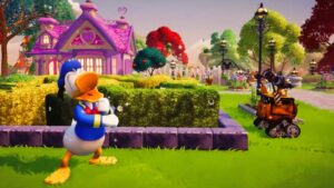 Daisy Duck faz sua estreia deslumbrante na atualização do Disney Dreamlight Valley