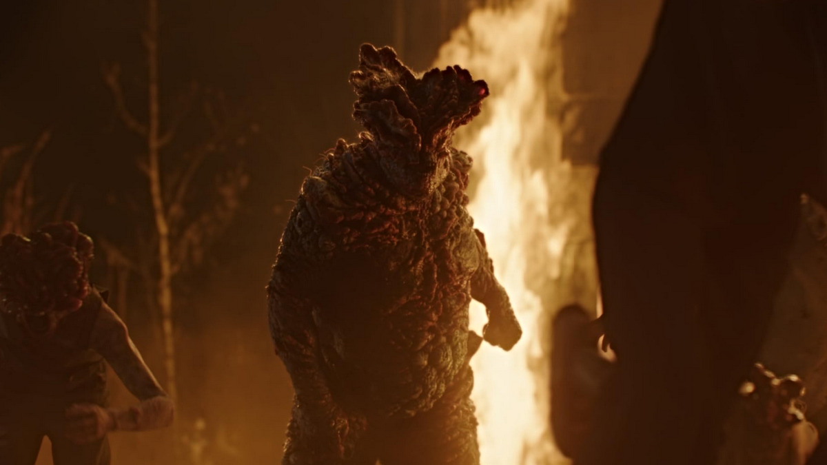 Um monstro infectado (Bloater) em The Last of Us  