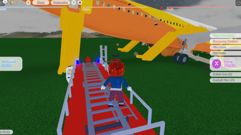 Roblox Emergency Landing Simulator Screenshot