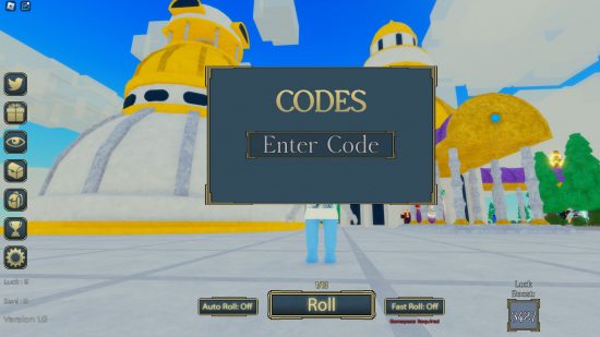 Como resgatar códigos de Anime Slots no jogo Roblox