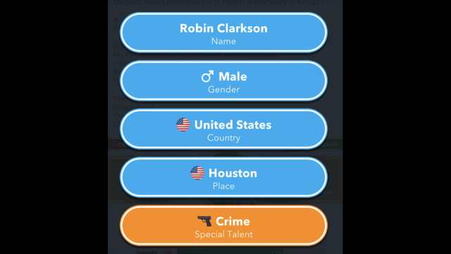 Lugar de partida da BitLife Texas