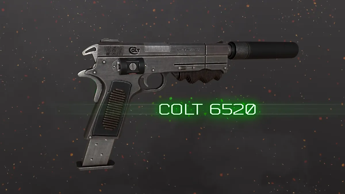 Arma mod Colt 6520 em Fallout 4 