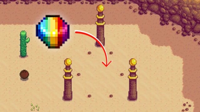 Ou pegue seu brilho prismático em Stardew Valley para obter a espada galáctica