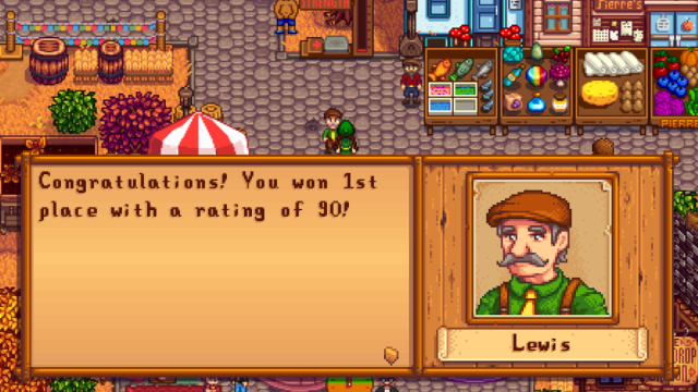 Gagner le Grange Display à la foire de Stardew Valley