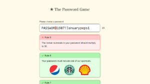 The Password Game Screenshot 2