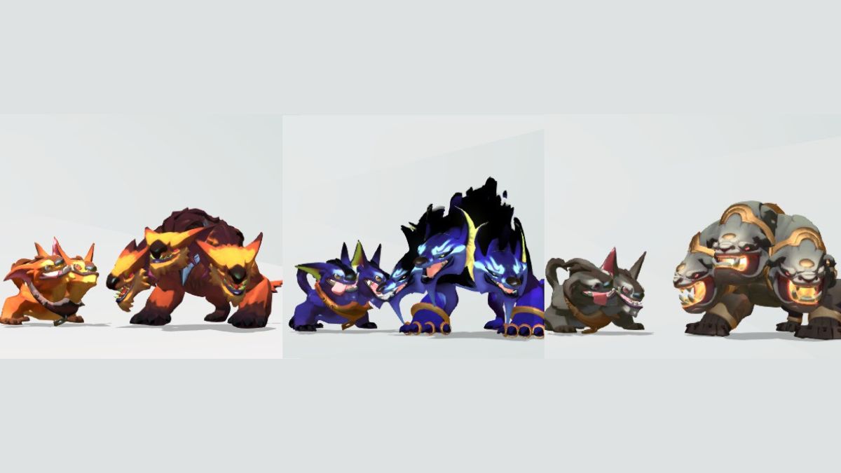 Família de criaturas Cerberus em Gigantic