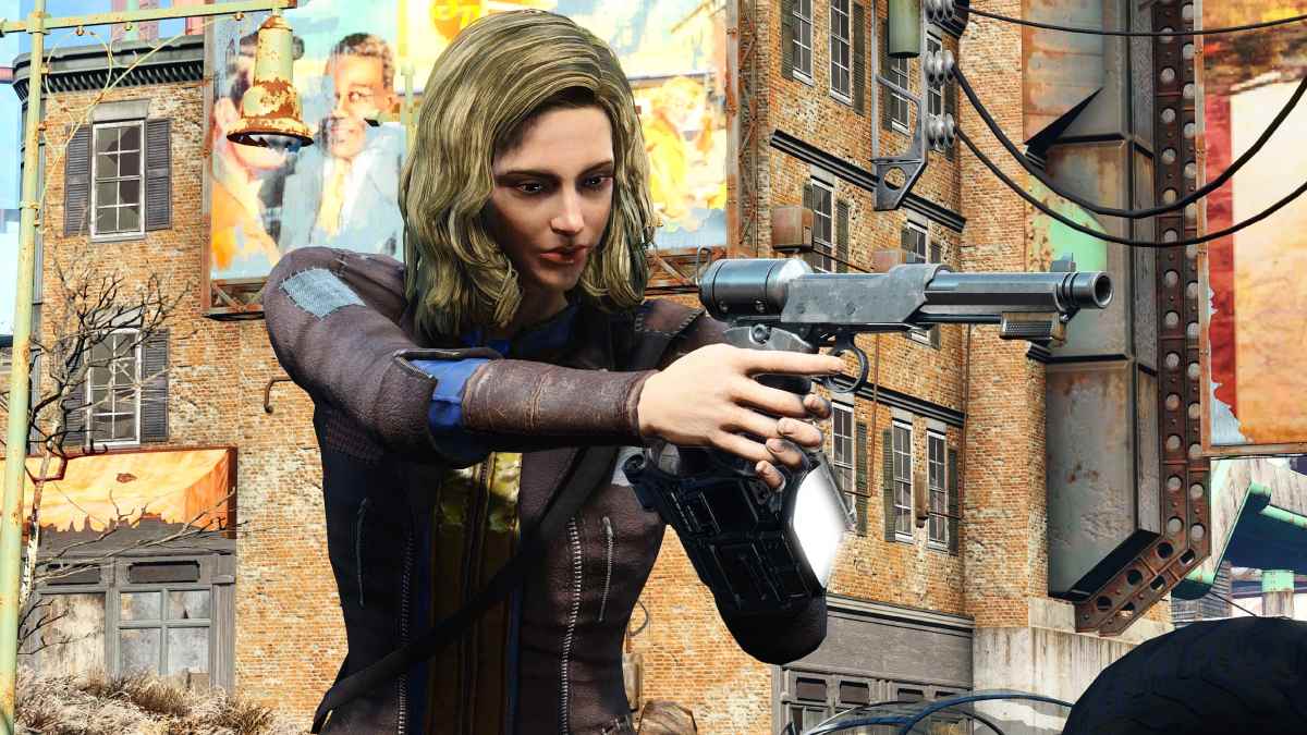 O mod de arma Select Blaster Fallout 4 em ação