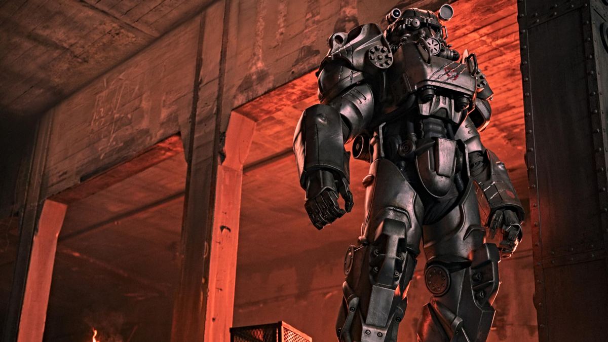 A Power Armor do programa de TV Fallout