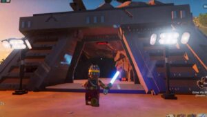 Como entrar na porta 'Requer autorização de código' em LEGO Fortnite Star Wars