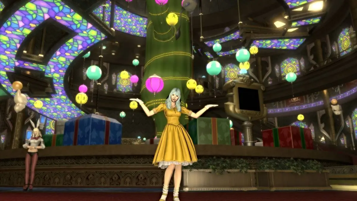 Uma das áreas do Gold Saucer em FFXIV