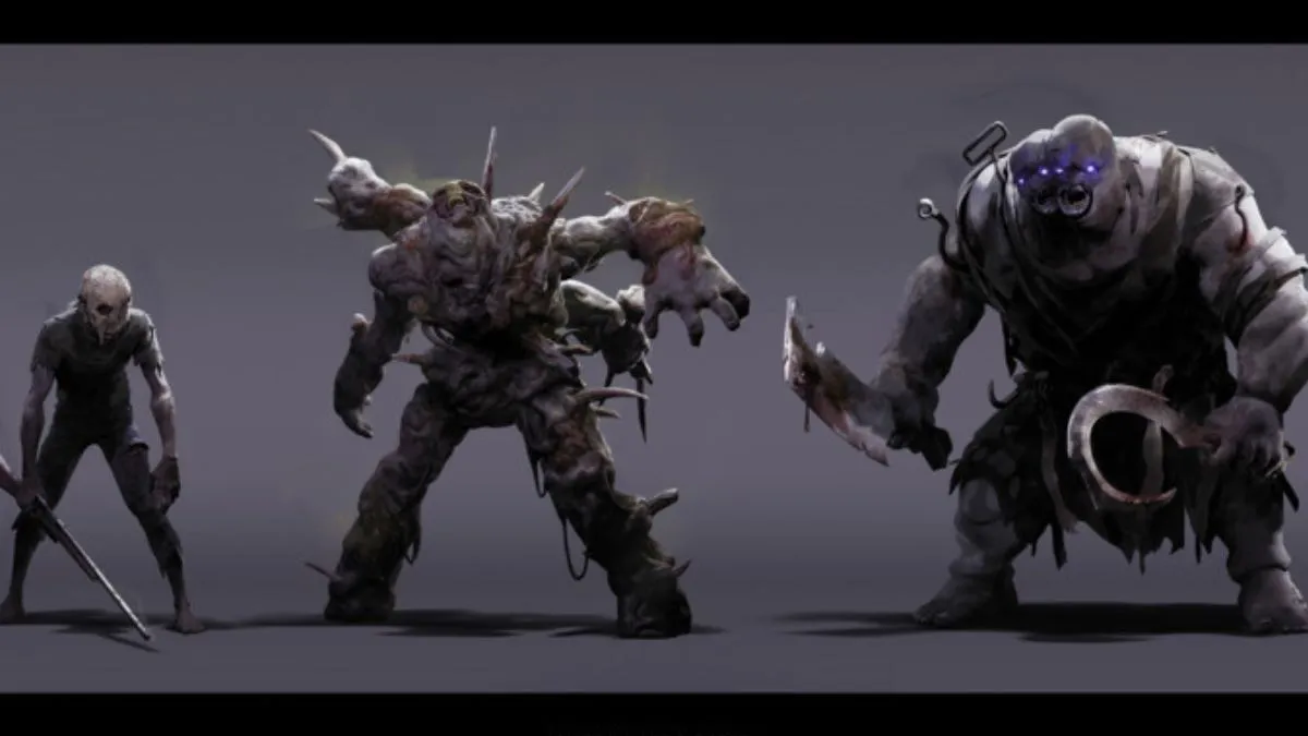 Os monstros Thrall no jogo de tiro PvE Project T