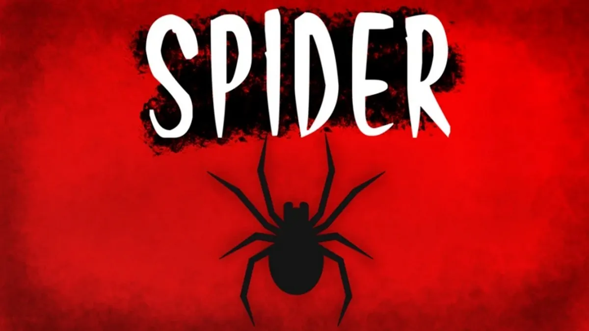 O logotipo da aranha do jogo Roblox Spider