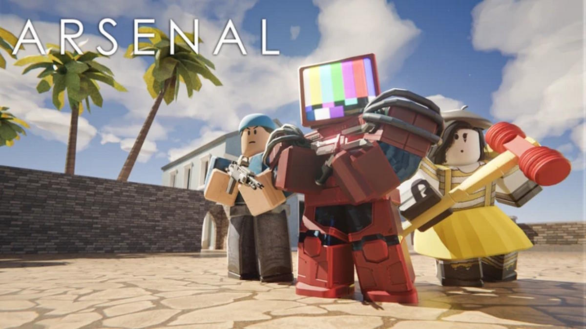 Soldados posando no Roblox Arsenal