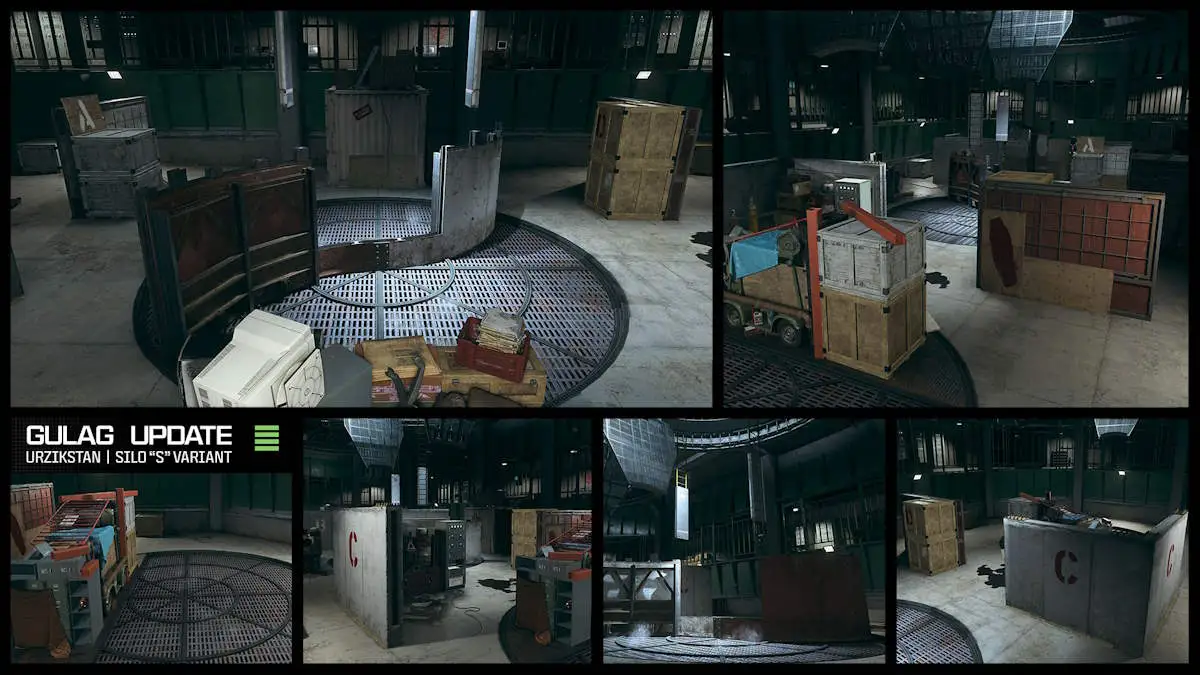 Uma das novas variantes do Gulag em Modern Warfare 3.