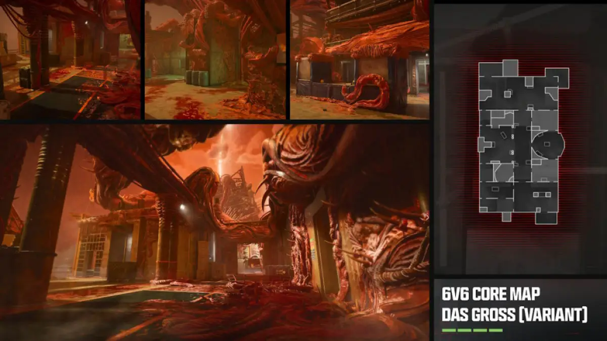 O mapa Das Gross em Modern Warfare 3.