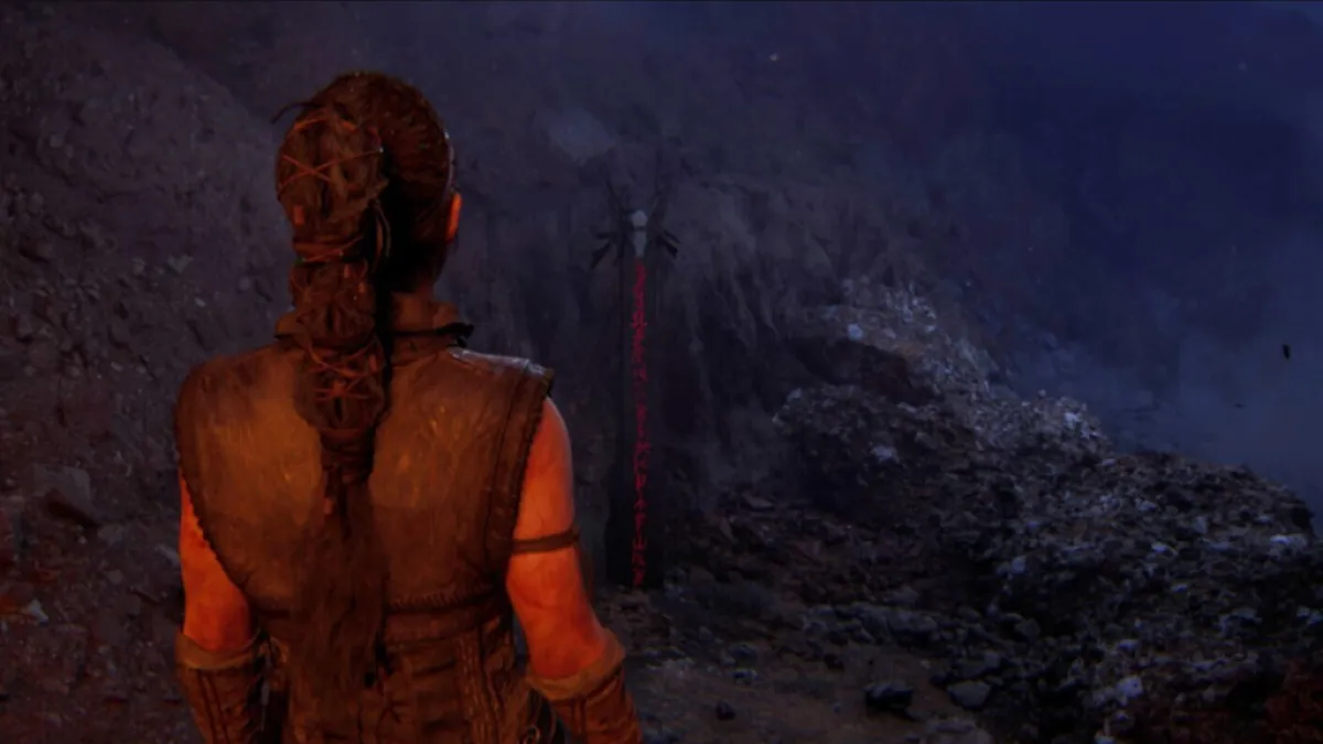 Lorestone na Cerimônia Draugar em Hellblade II