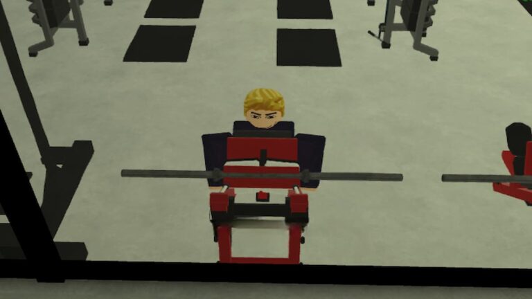 Roblox Untitled Gym Game Doing A Leg Press