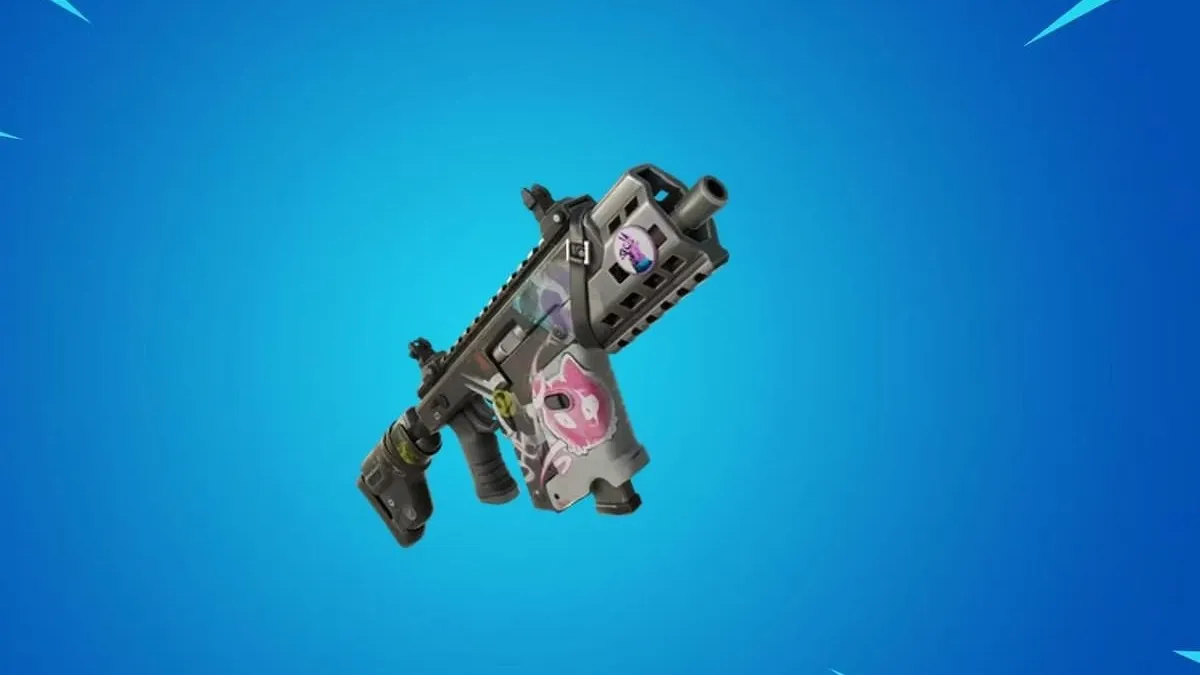 O Thunderburst SMG apresentado em Fortnite