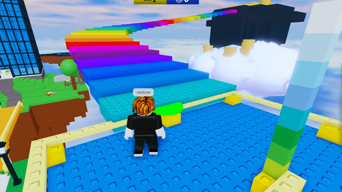 Caminho do arco-íris em Roblox The Classic