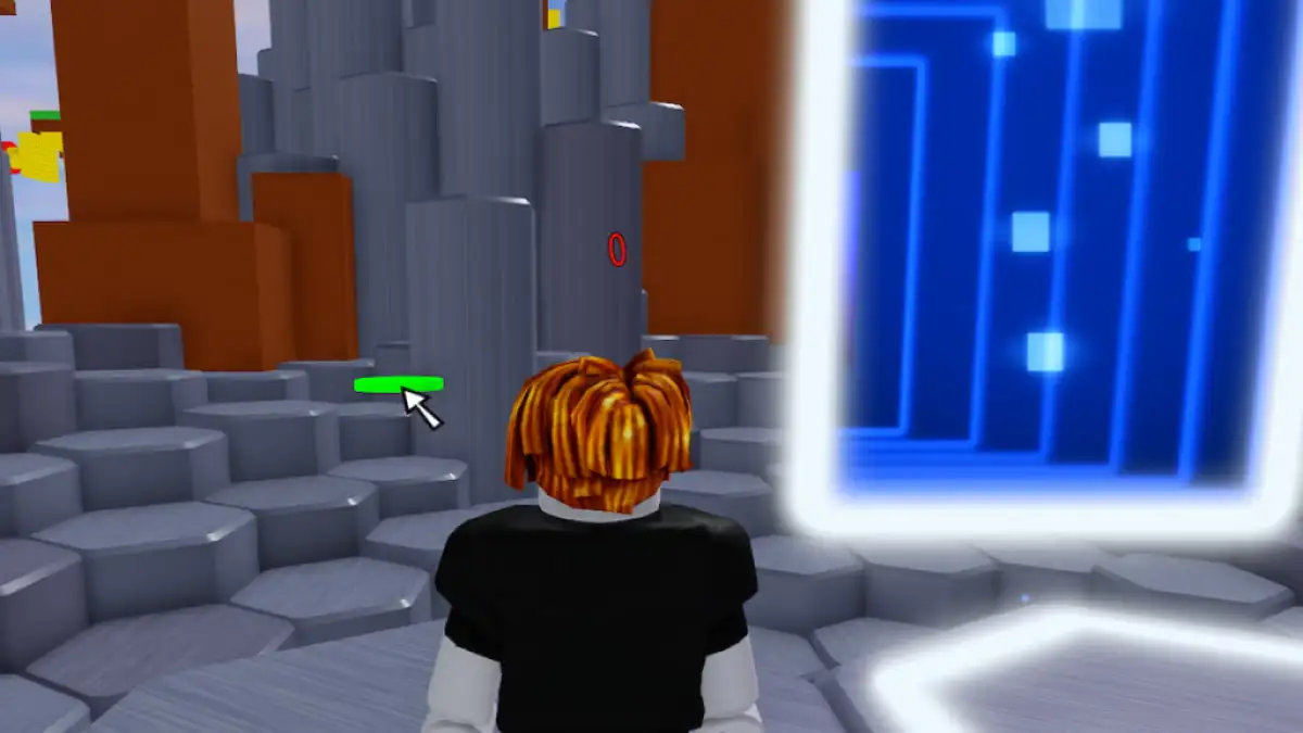 O Pilar perto do Portal no Roblox Classic 