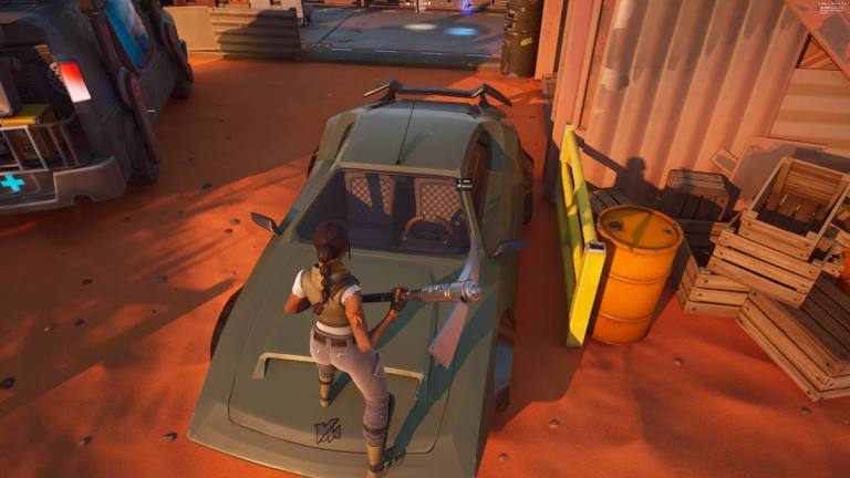 Como entrar em um carro pelo telhado em Fortnite