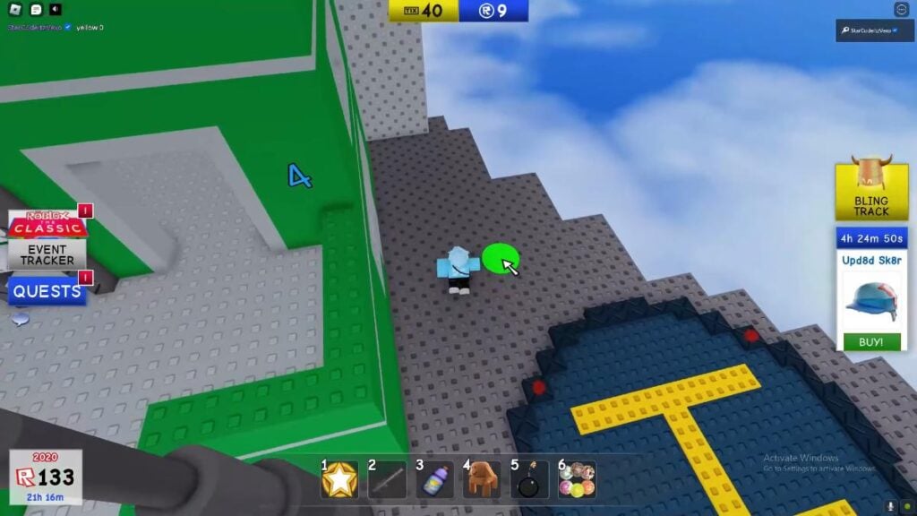 Roblox, o código lunar do evento clássico