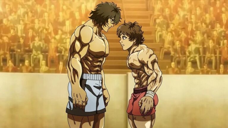 Baki Hanma vs.  Kengan Ashura compartilha seu cartão de lutador de anime