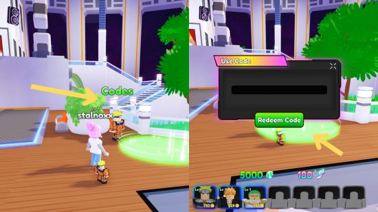 Como resgatar códigos Anime Crossover no jogo Roblox, incluindo a localização e a caixa de código