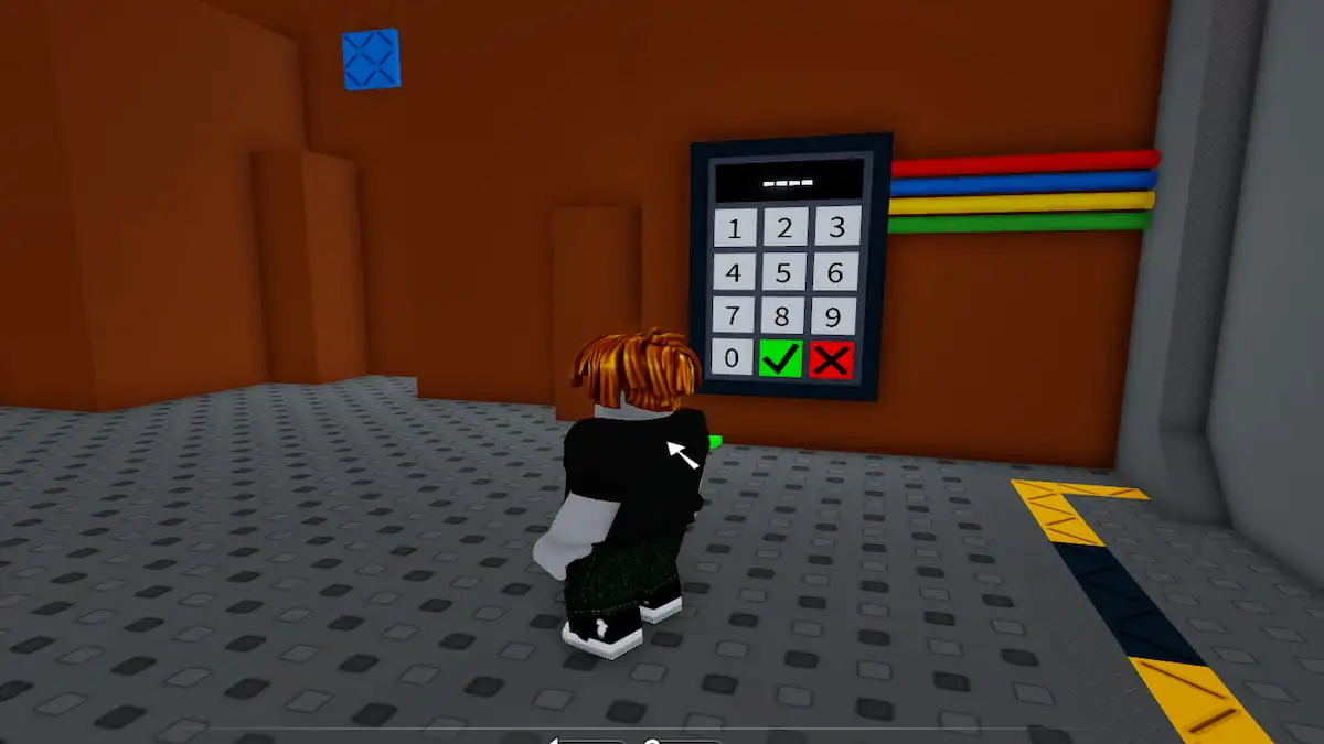 O teclado do Duck Vault em Roblox The Classic