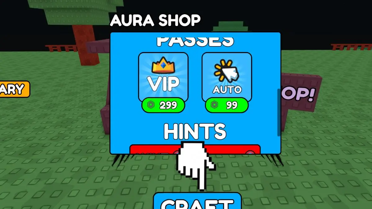 Custo VIP e Auto Aura em Aura Craft