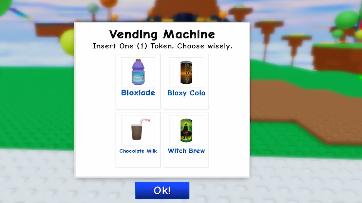 A máquina de venda automática em Roblox, o evento clássico