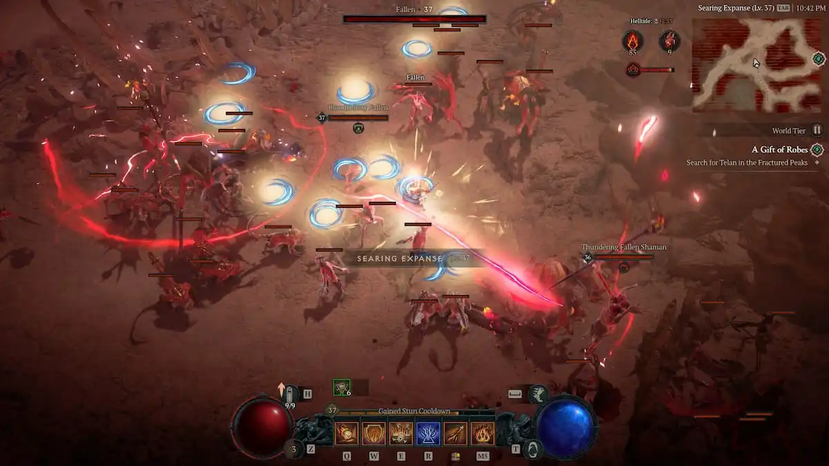 Hellspawn zerg em Helltide em Diablo 4