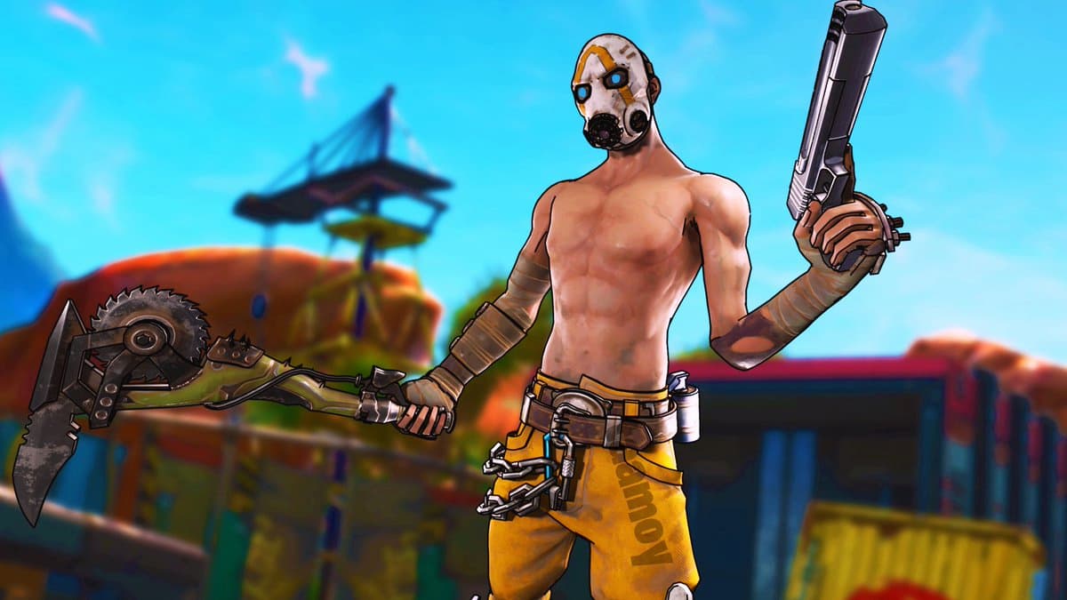 Roupa de Borderlands (Psicose) em Fortnite 