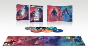 Godzilla x Kong MonsterVerse 5-Film Collector's Edition 4K Blu-ray Set já está à venda