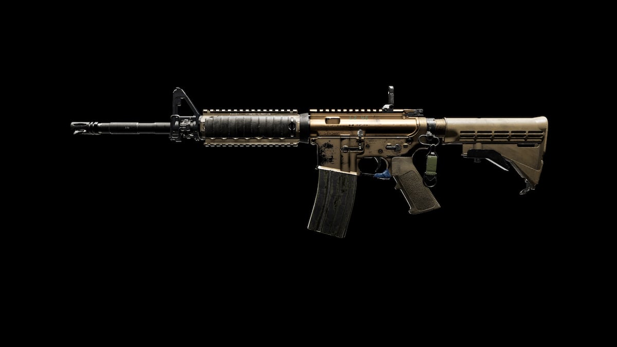 Uma visão detalhada do rifle de assalto M4A1 no XDefiant.