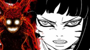 Naruto revela a forma de nove caudas de Himawari