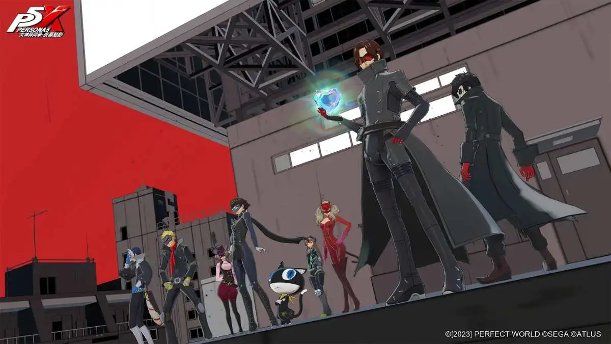 Maravilha com os Ladrões Fantasmas em Persona 5: The Phantom X  