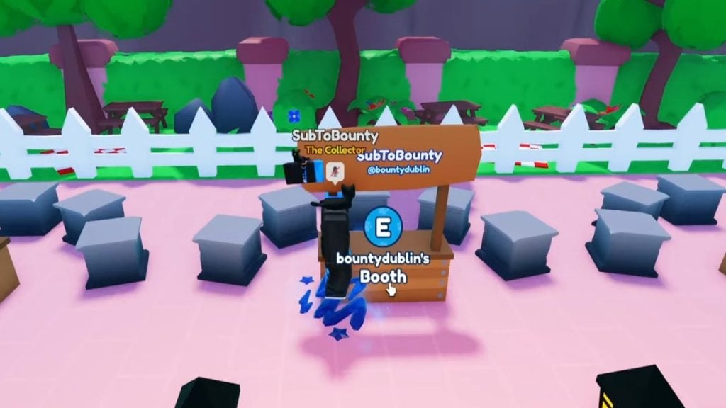 Estande Roblox Pet Catchers Trading Plaza