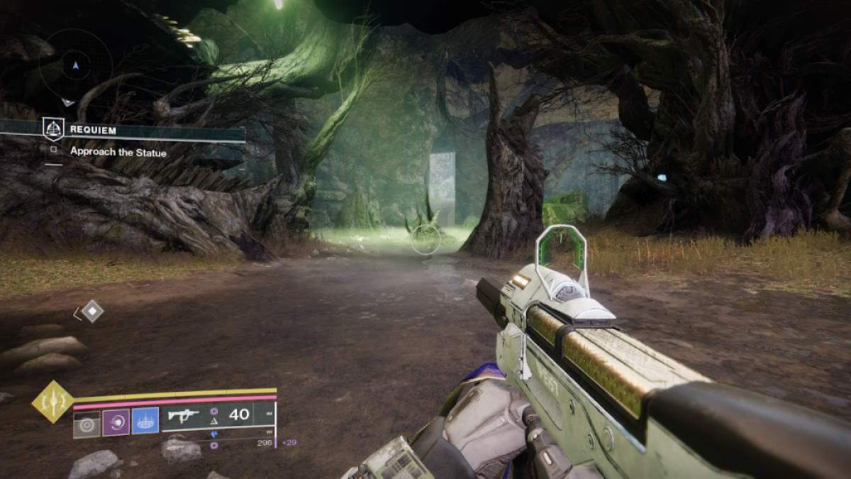 Um local de geração de portadores de glifos em Destiny 2.