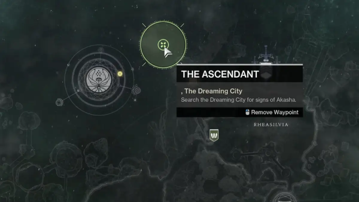 A área de missão do Ascendente em Destiny 2