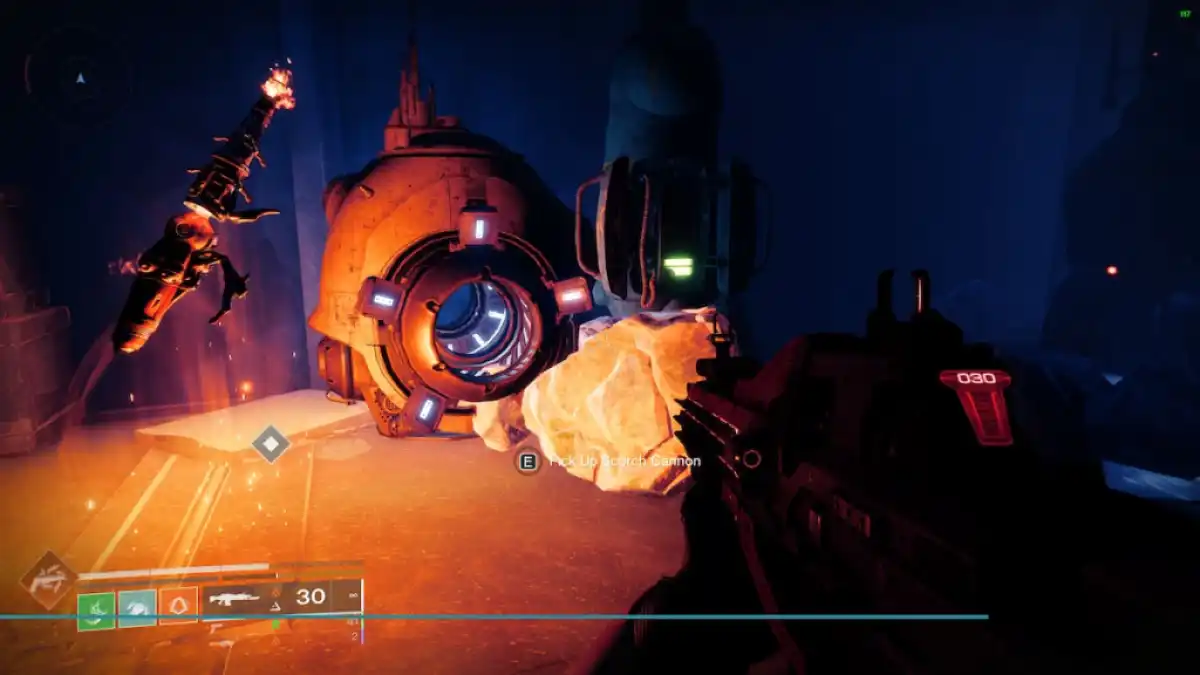 A máquina geradora de canhão em Destiny 2