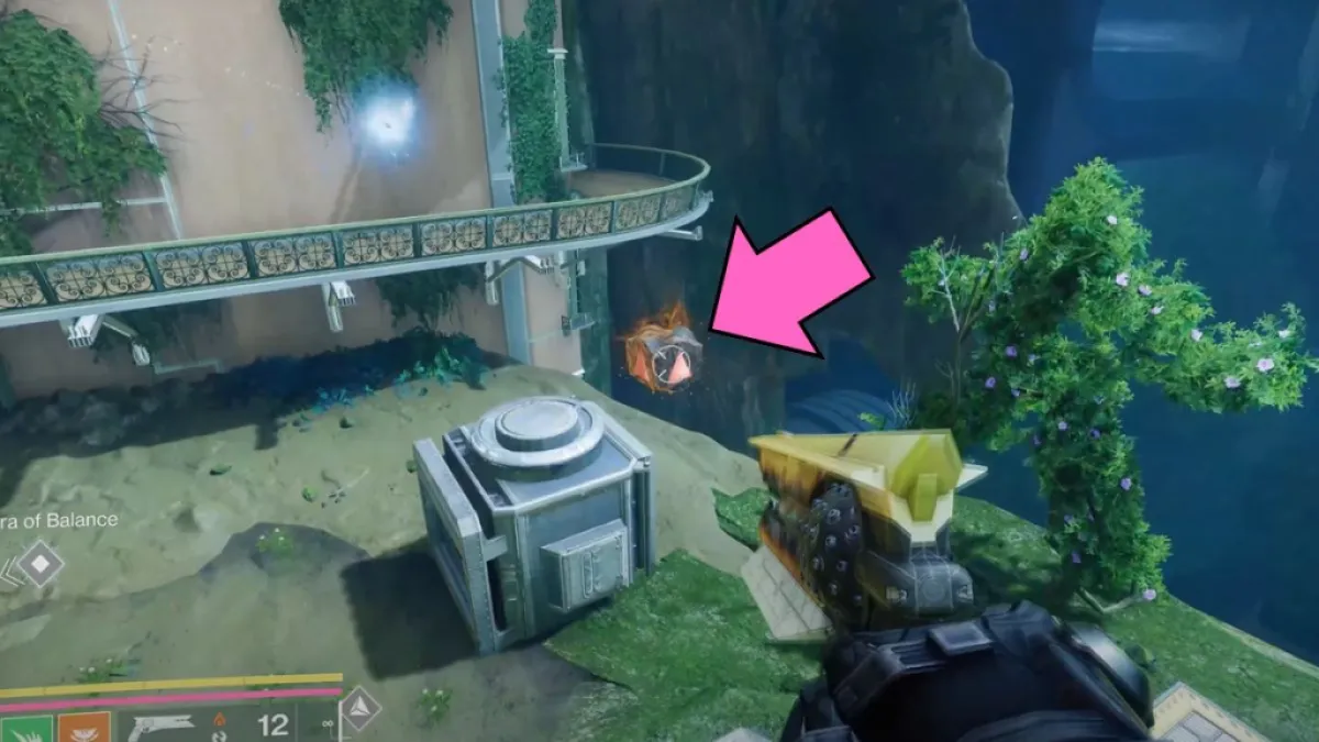 Localização da geometria paracausal das trevas em Destiny 2 The Forgotten Deep