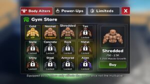 Roblox Gym League Body Alters