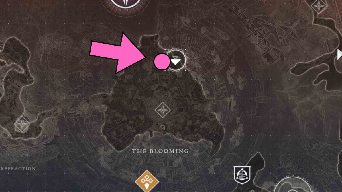 Local de derrubada em Blooming in Destiny 2