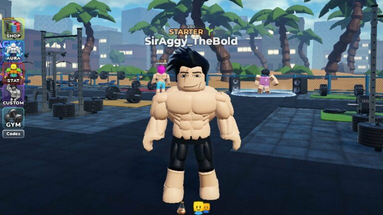 Roblox Gym League Display Mucles